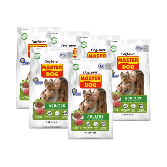 MASTER DOG ADULTO RAZA PEQUEÑA 18 Kg X 10 UNIDADES