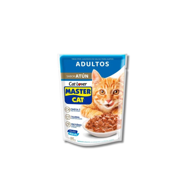 SACHET MASTER CAT ATÚN CAJA X 20 UNIDADES