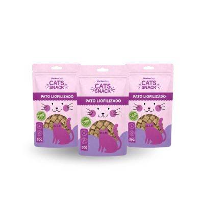 Cats snack hierba gatera sabor pato - 6 unidades