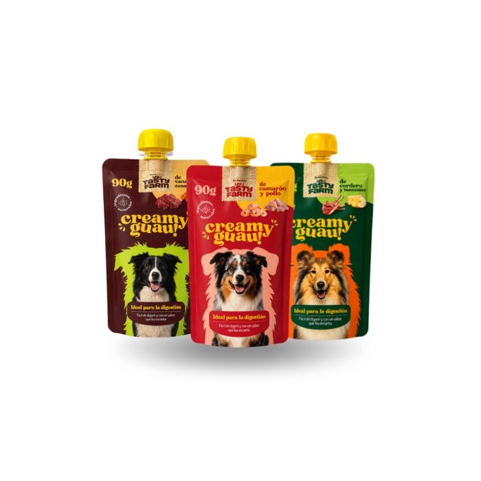 Snack creamy guau sabores surtidos - 12 unidades