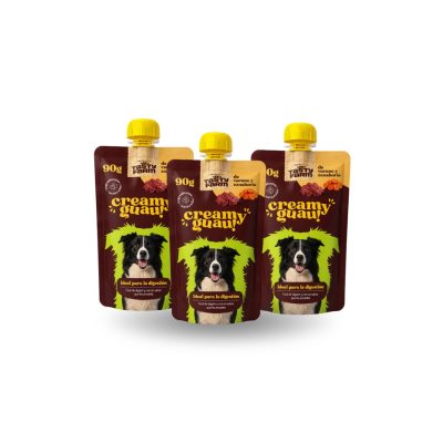 Snack creamy guau vacuno/zanahoria - 12 unidades